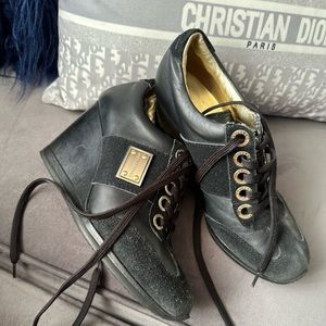 D&C wedged sneakers 100% authentic size 7